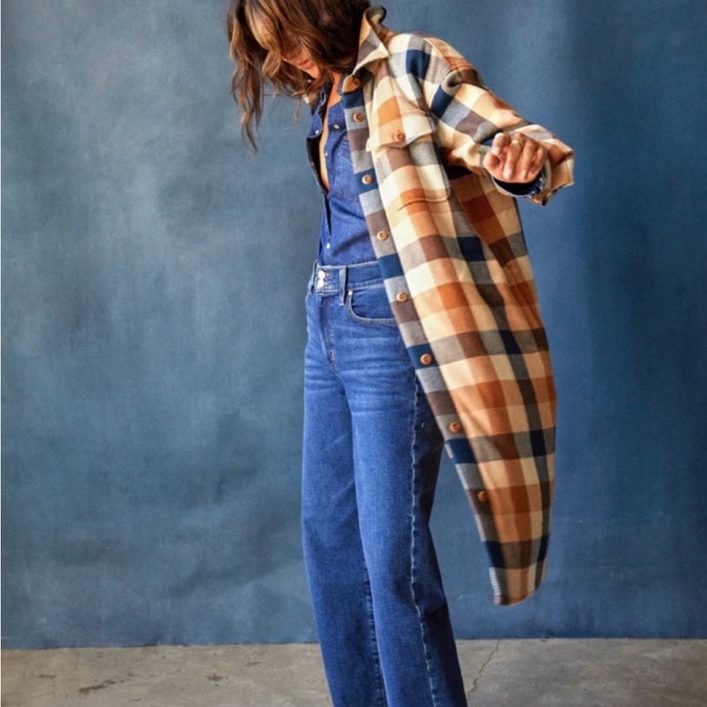 Outerknown Plaid Long Jacket NWT - XS